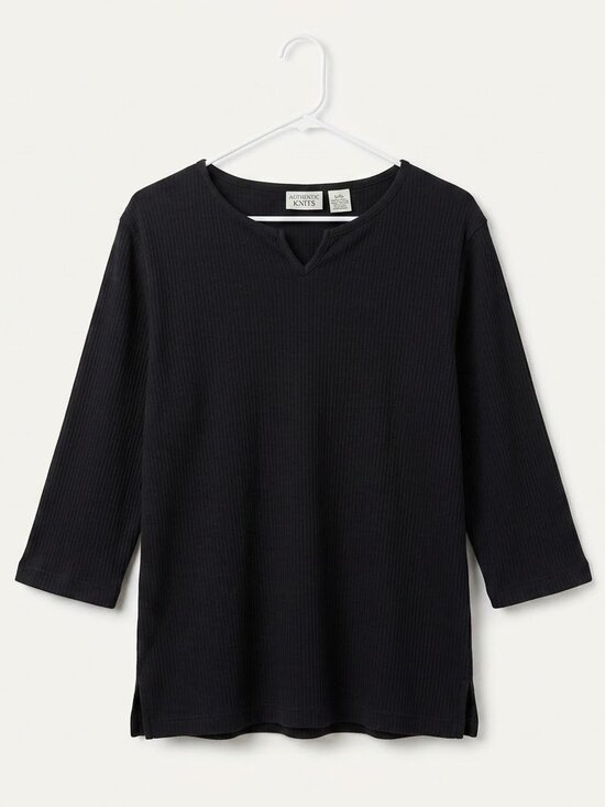 Classic Elements Sweaters - Classic Elements Woman Knitted 3/4 Sleeve Top 16/18W
